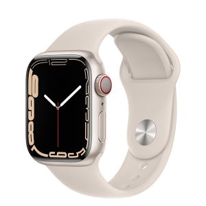 Apple Watch Series 7 LTE 41mm – Viền nhôm – Dây cao su – Mới – Chính Hãng
