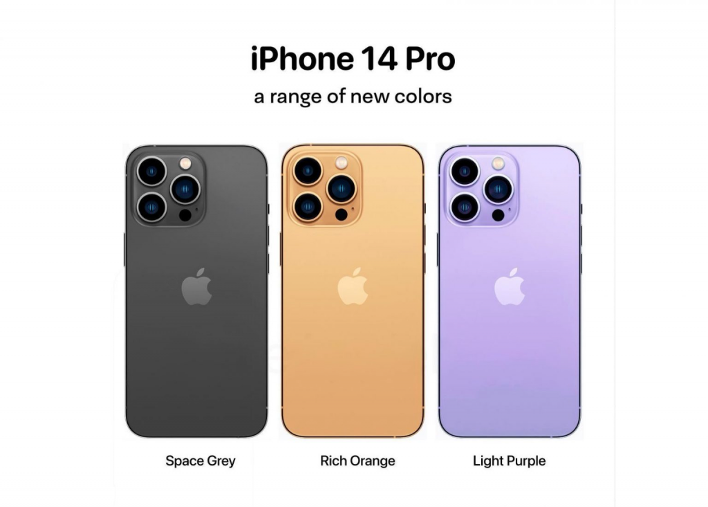 iPhone 14 pro có những màu gì? Bảng màu chính thức 2022