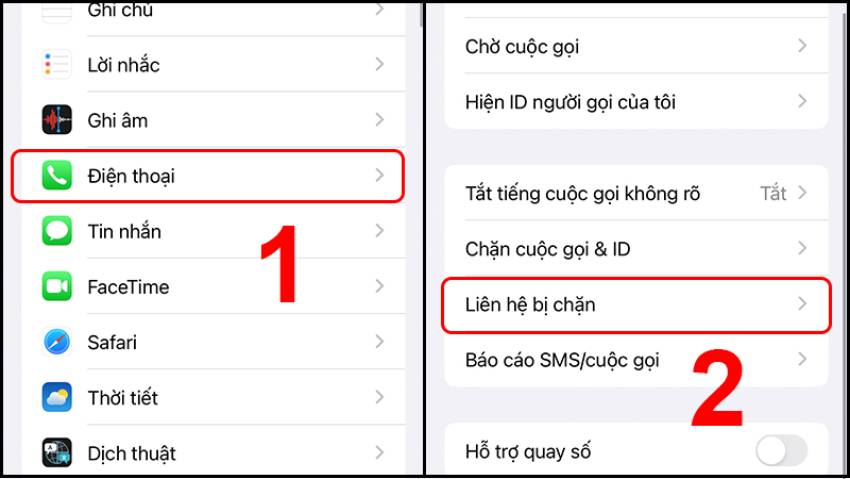 chặn số lạ iphone