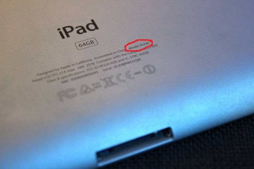 cách kiểm tra ipad đời nào