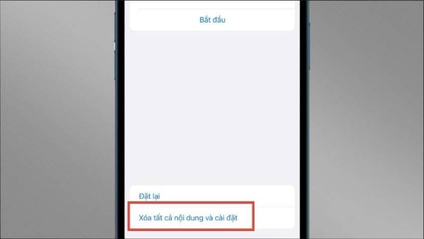  cách khôi phục cài đặt gốc iphone