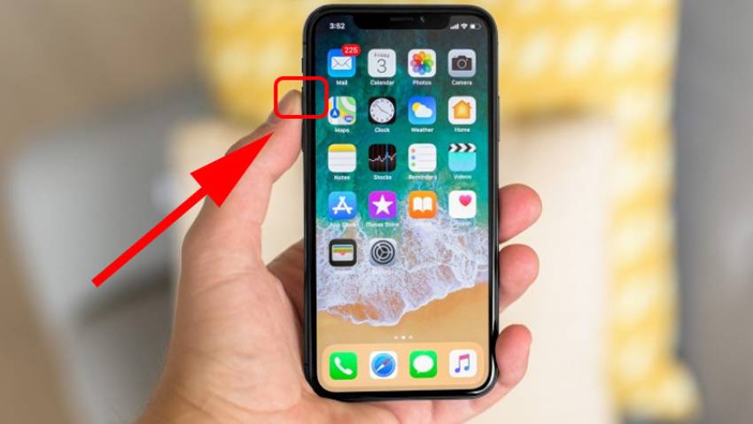 cách tắt iphone x khi bị treo