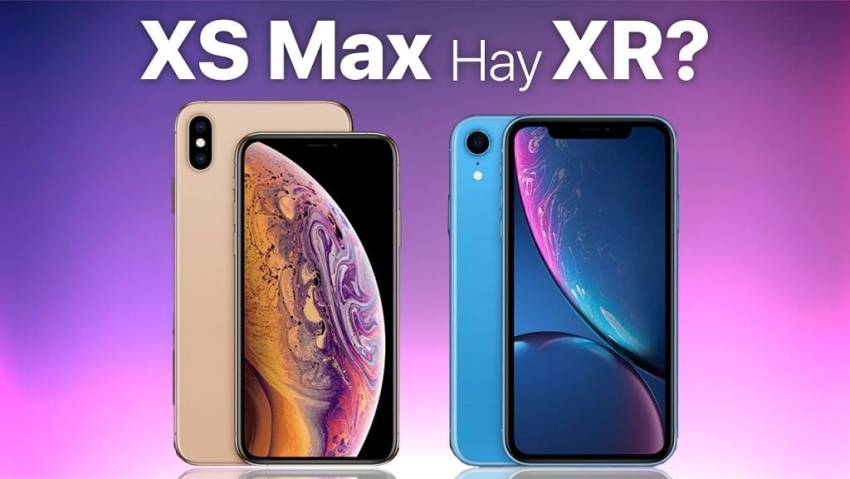 iphone xr khác gì với iphone xs max