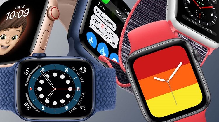 cách thay mặt đồng hồ apple watch