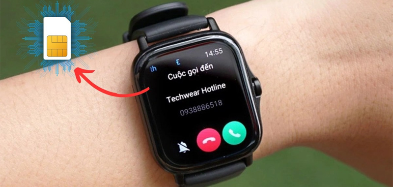 cách lắp sim đồng hồ apple watch