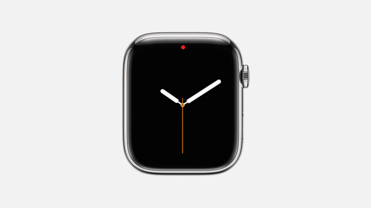 chấm đỏ trên apple watch